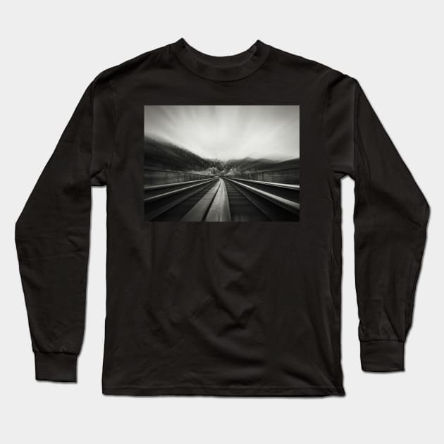 old railway Long Sleeve T-Shirt by psychoshadow